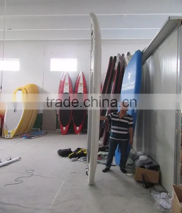 Best stable three chambers inflatable sup stand up paddle surf board