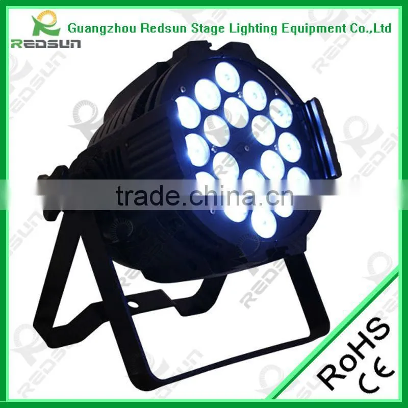 Professional hot new products 18pcs*10W rgbwa 4IN1 led fullcolor par light