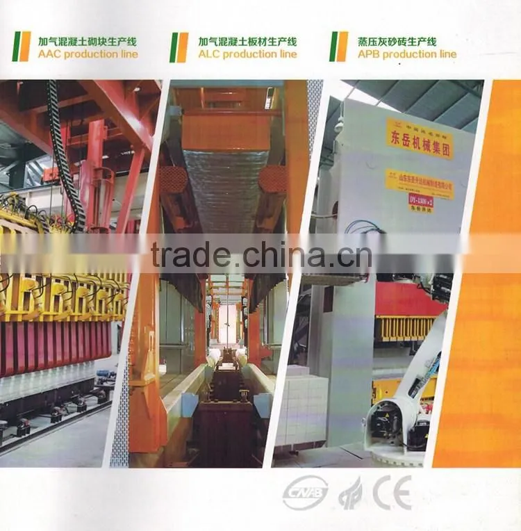 DONGYUE GROUP WANTE BRAND Sand lime autoclaved pressure brick (APB) 50 million capacity per year