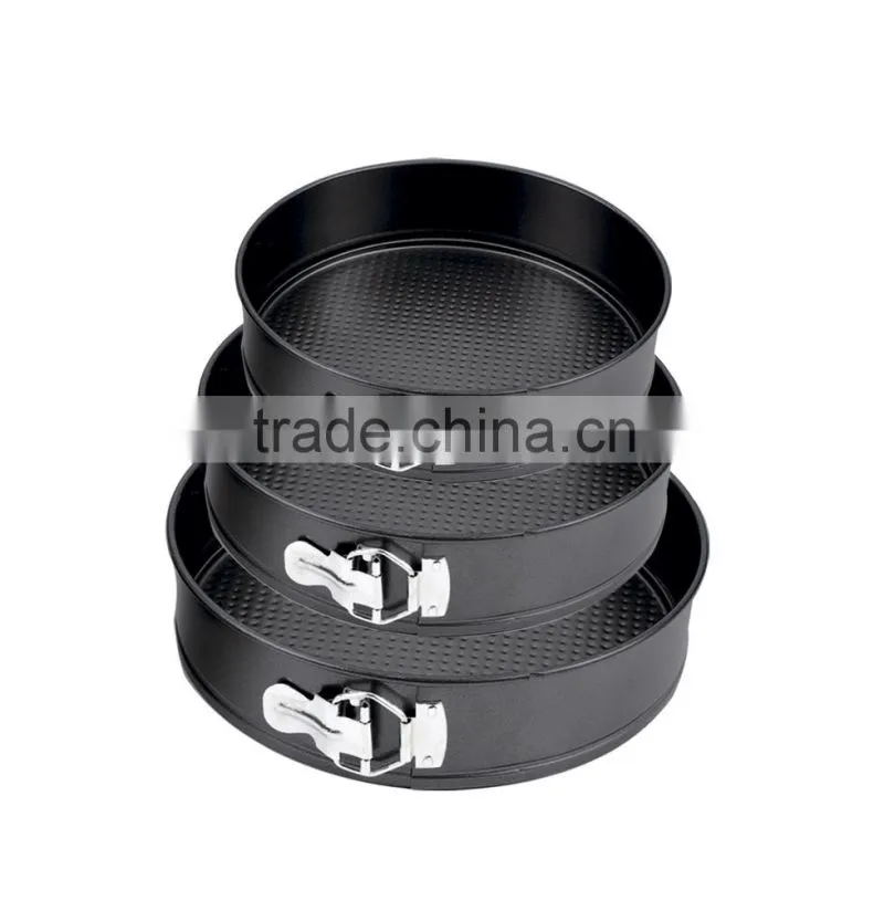 Carbon Steel Non-stick Round Springform Cake Pan Set