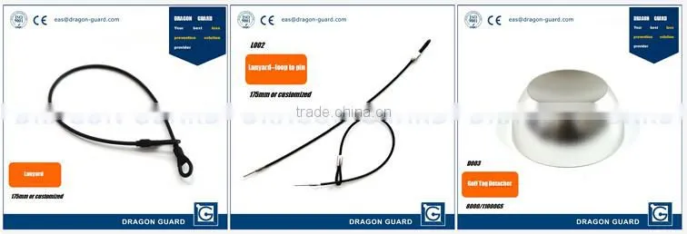 Alarm System Supermarket Anti-Theft Clothing Hard Sensor Tag, Garment Store EAS Retail Security AM Tag