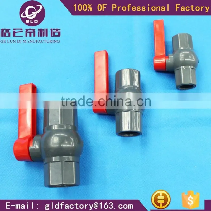 GLDPlastic Compact Ball Valve/Building/Construction/PVC Ball Valve Supplier