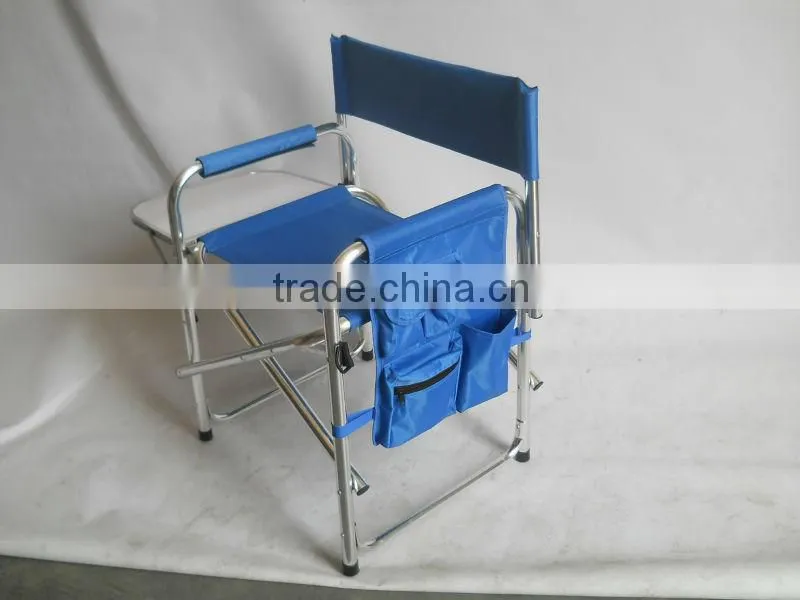 Portable Aluminum Director Chair with Table
