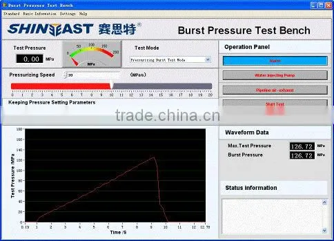 300Mpa Burst Pressure Test Bench-SHINEEAST