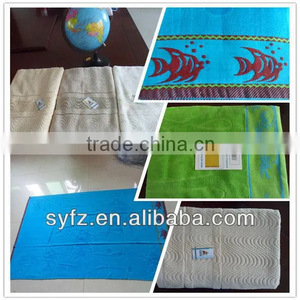 good price jacquard beach towel