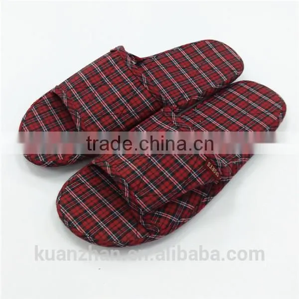 Floral bedroom cotton print funky palm slipper