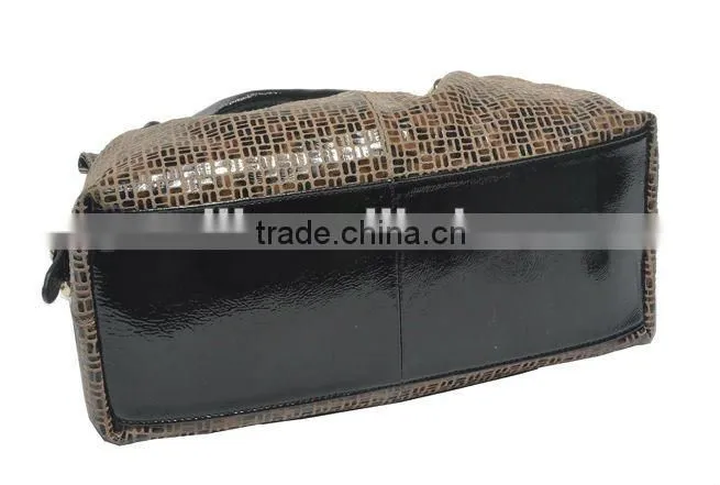New Fashion! Lady Leisure Genuine Leather Handbag 2012!