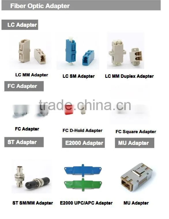 E2000 UPC/APC Fiber Optic adapter