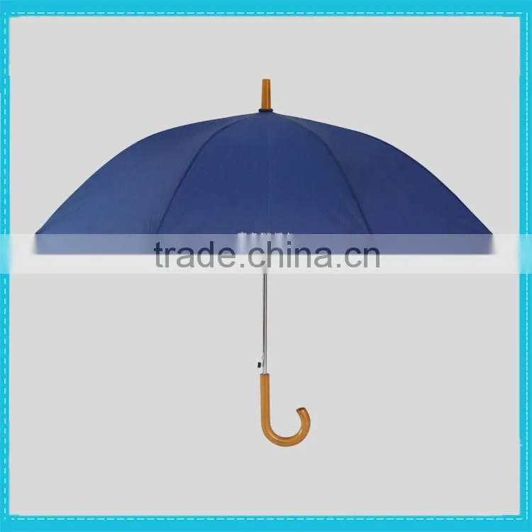 Manual open Customized logo brand name custom straight rain umbrella