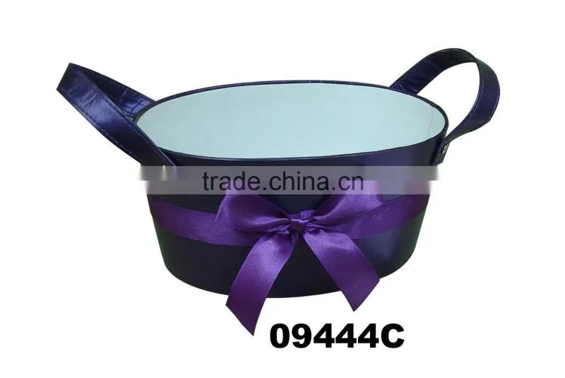 paper leatherette gift display basket box