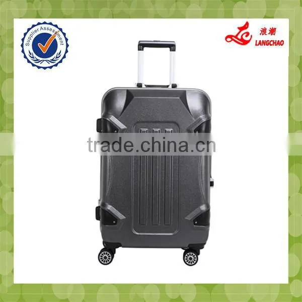 Different Colors China Supplier Eminent Aluminum Trolley Beauty Case PC Luggage Set