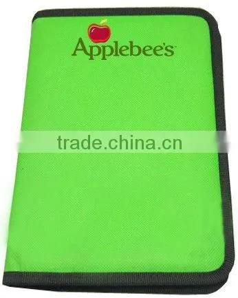 embossed cover leather folder