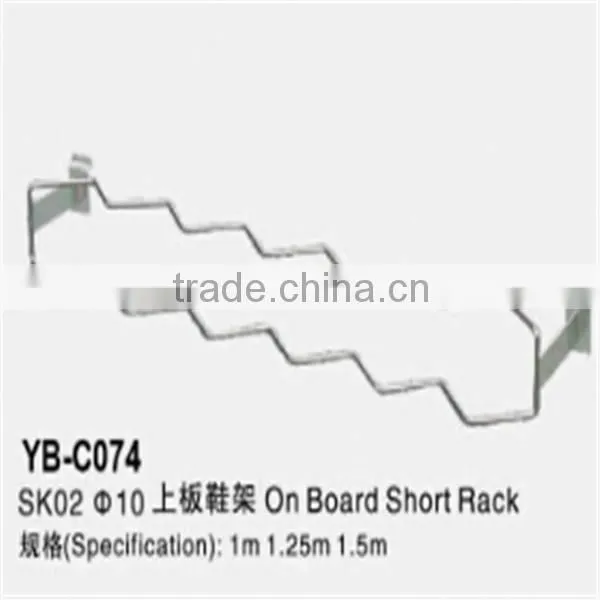 Wholesale display slatwall shoe stand hook shoe rack