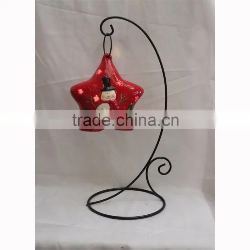 Christmas decoration ceramic tealight candle holder