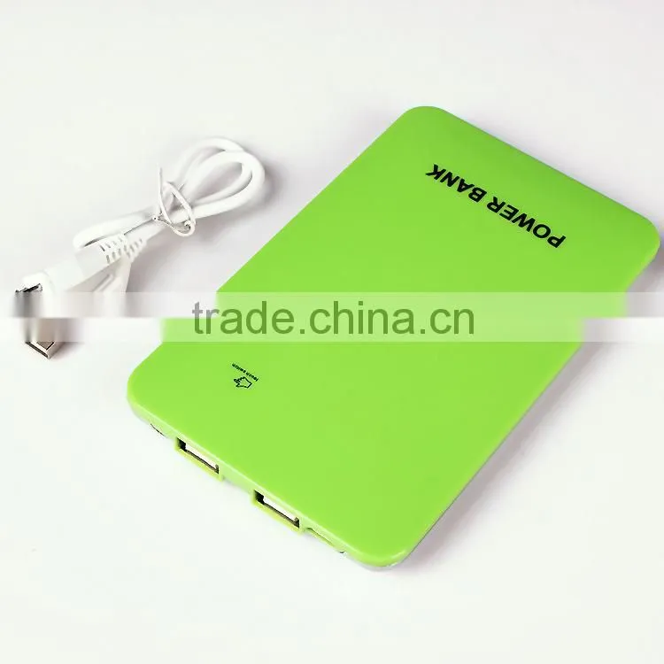 Trending Hot Products 2016 Custom logo printing high quality mobile external battery pack Power Bank usb charger