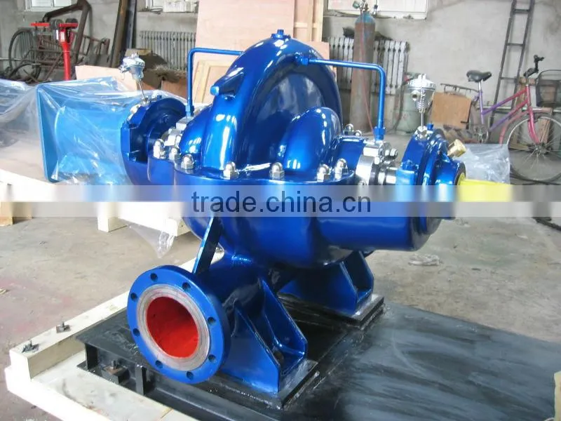Horizontal high flow axially split water resources Austenitic stainless steel pump