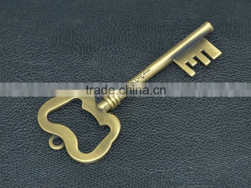 Fine quality Retro Style key shape keychain bottle opener