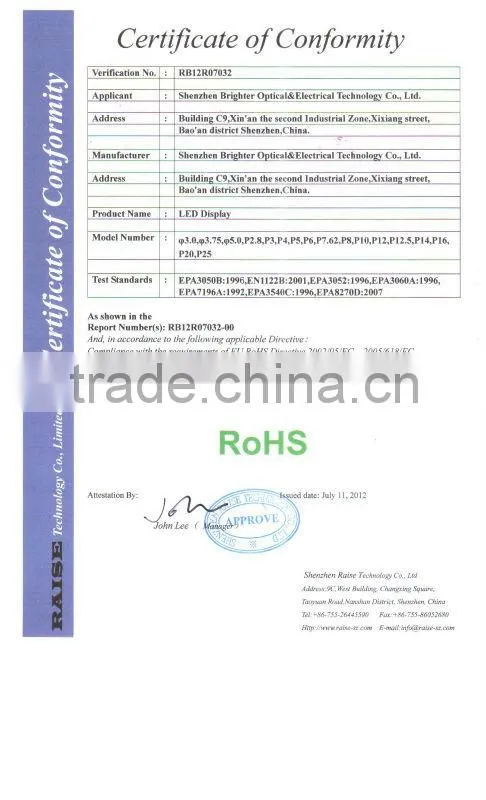 P12.5 truck mobile rgb led display