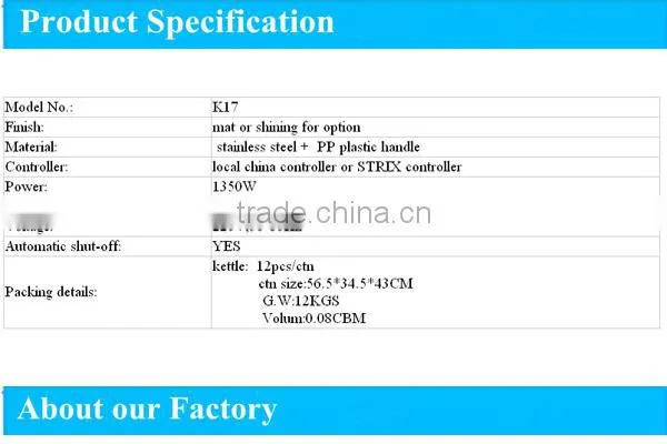home appliances good quality electrical appliance electric tea kettle pot