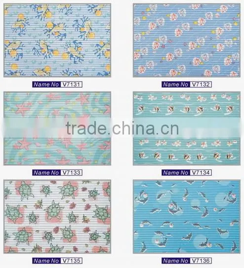 PVC foam soft beauftiful design Universal floor leisure carpet plastic mat