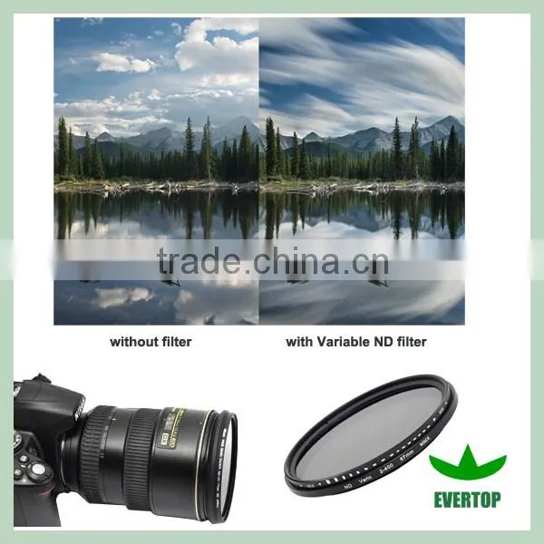 TS-ND-A Adjustable Fader Neutral Density ND Filter ND2-400,Variable fader ND filter for photography