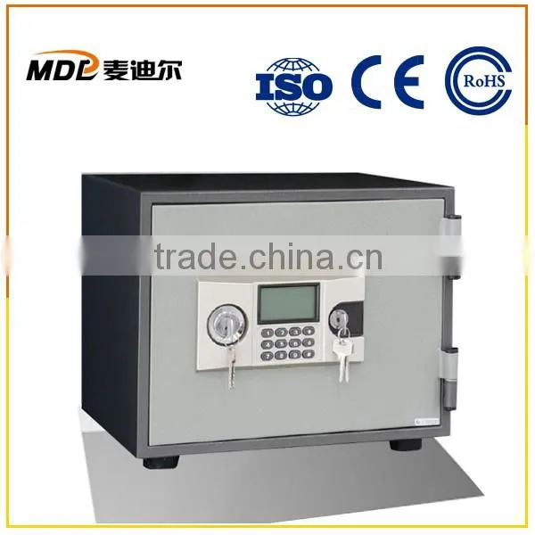 Digital Two Keys Mini Fireproof Safe Box for sale