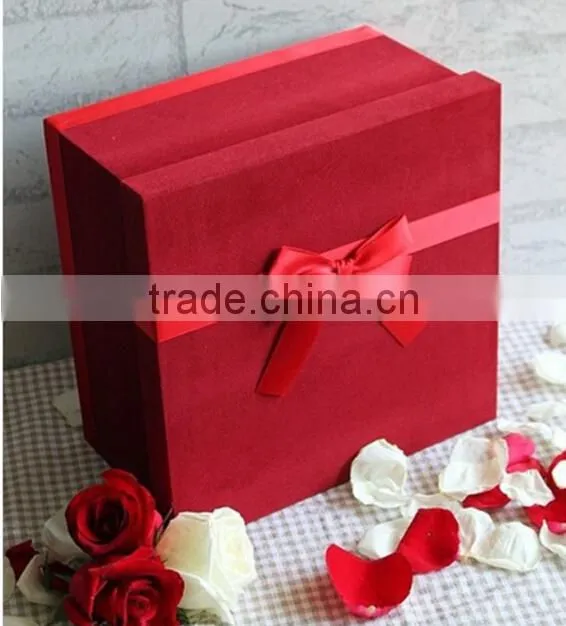 Elegant paper flower gift box, flower box for wholesale