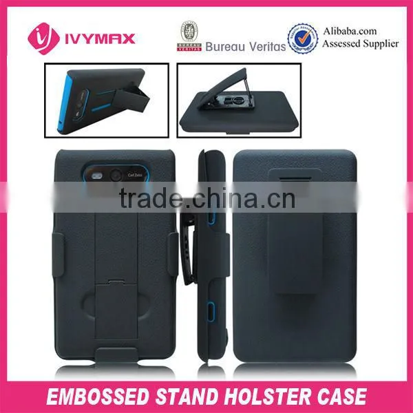 new products 2013 plastic embossed clip combo case for nokia n820 cell phone case