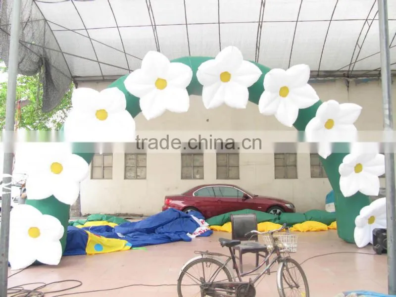 hot sale inflatable flower arch for kinds of advertising campaign and festival
