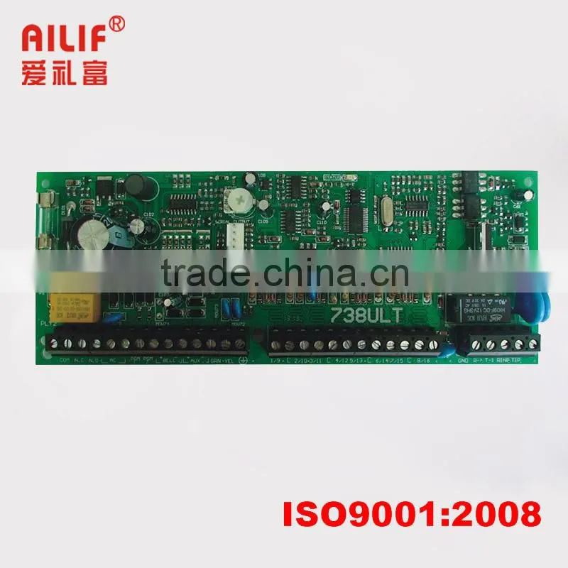 HOT ! ALF 738 ULT 16+2 Zones Pstn Wired Alarm Control Panel For Home Security