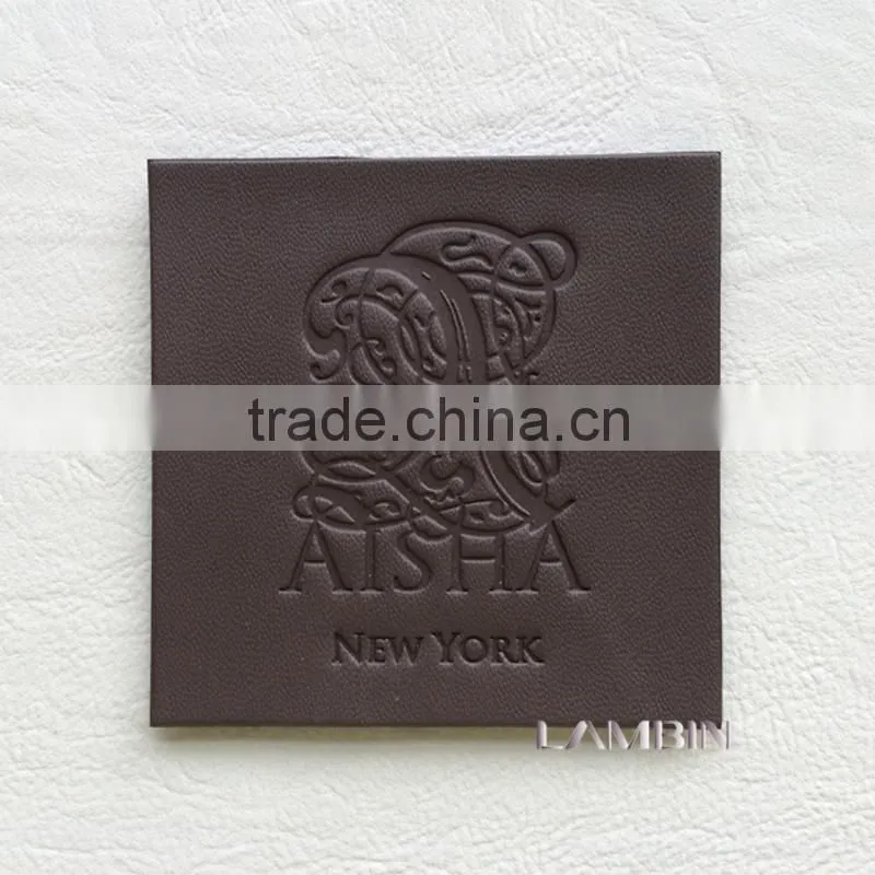 Hangzhou Lambin customizes leather hangtag label for luggage