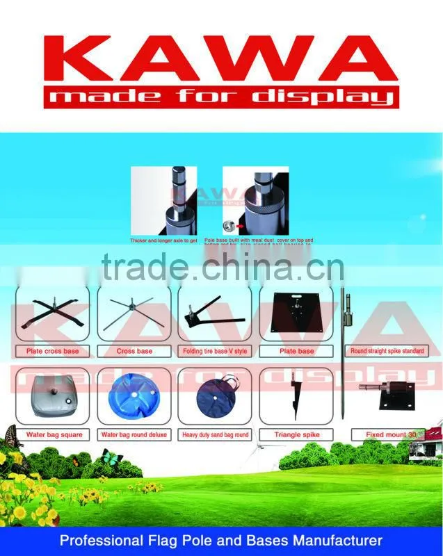 Water bag Square for outdoor advertising flag base Samples