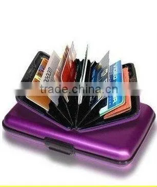 bank card case aluminum wallet