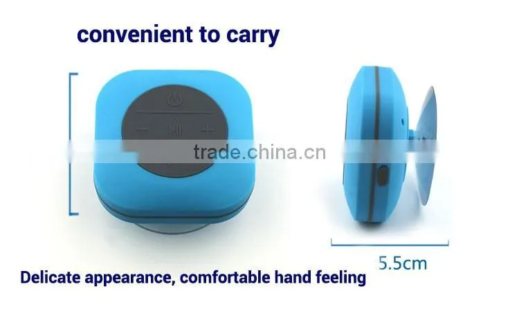 hot sale water proof bluetooth speaker can be used in bathroom