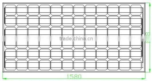 2015 hot sale home use off grid solar panel 2w~300w mono type