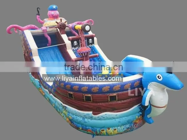 2015 popular passionate hot selling PVC inflatable colourful boat for entertaiment