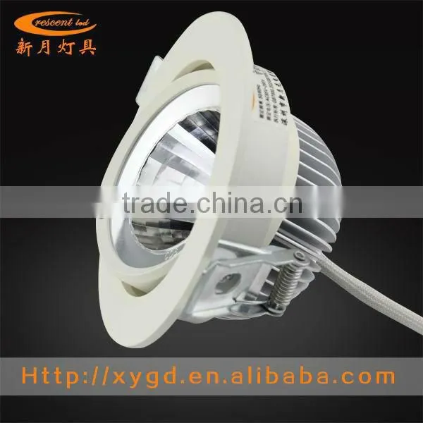 Show room ceiling lighting led recessed down light from China supplier