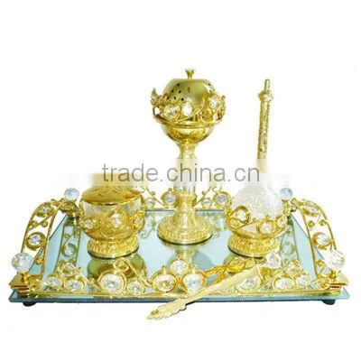 2014 metal burner mirror tray sets T144