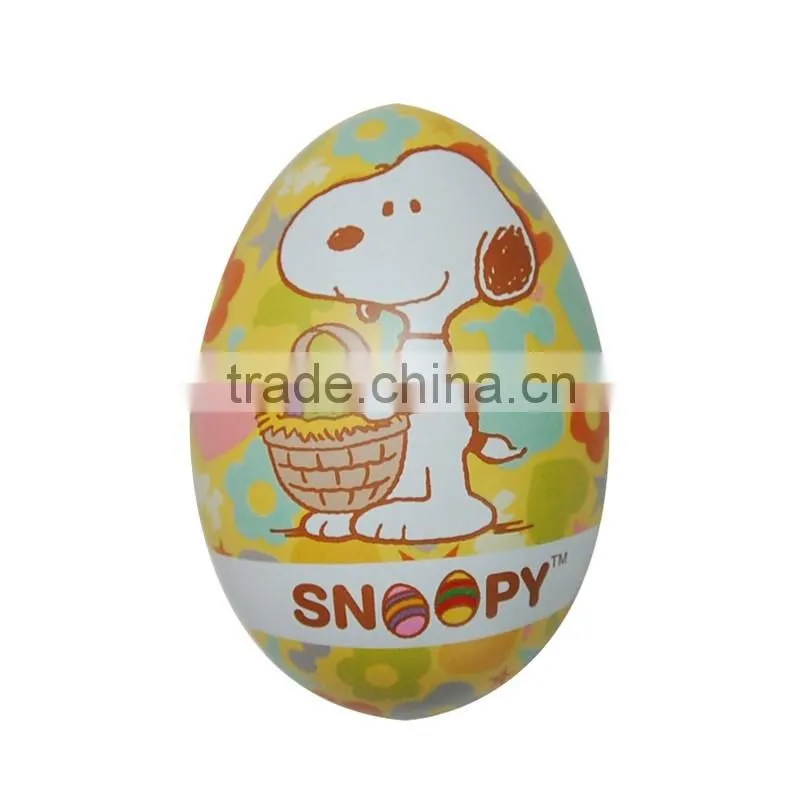 Fashion Design Gift tin box Easter Promotional Gifts Metal Egg Tin Box