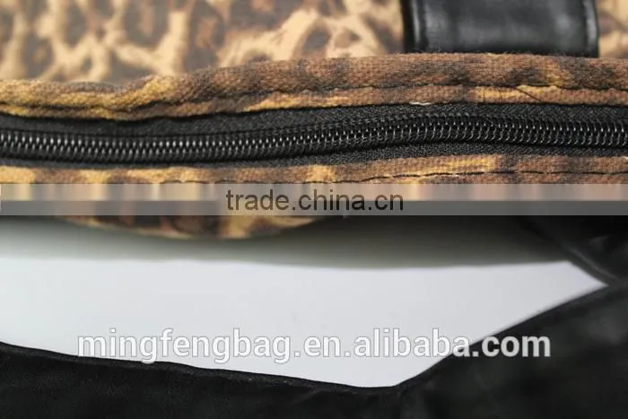 Wholesale Costom High Quality Classic and Fashionable Canvas and PU Women Bag for Lady