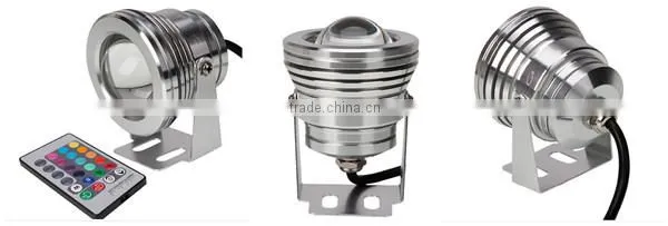 10W RGBW led swimming pool light remote control 12V 24V 220V IP68 waterproof pool light globes