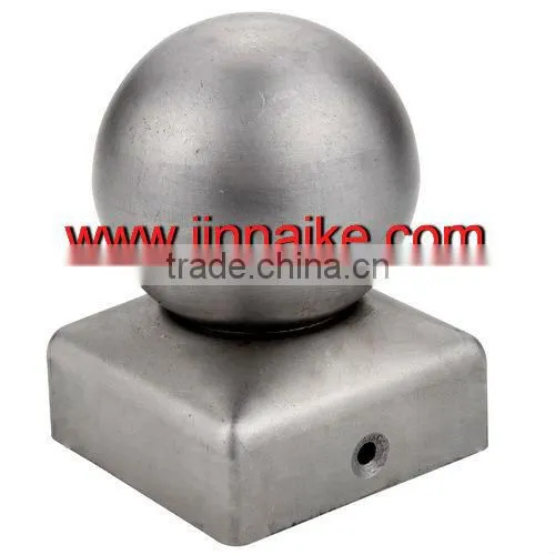 ball type self color decorative post caps supplier