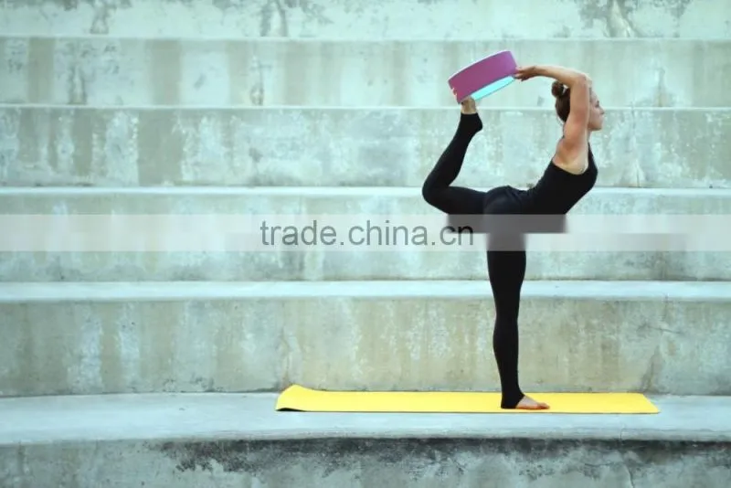 High Quality Fitness PC Yoga Wheel, TPE Yoga Wheel