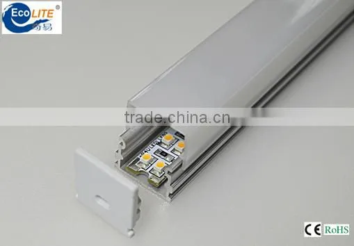 2016 Recessed Linear LED aluminium profile for led strips lighting project