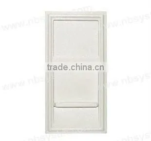 Face Plate 1 port, French type, size:45x22.5mm