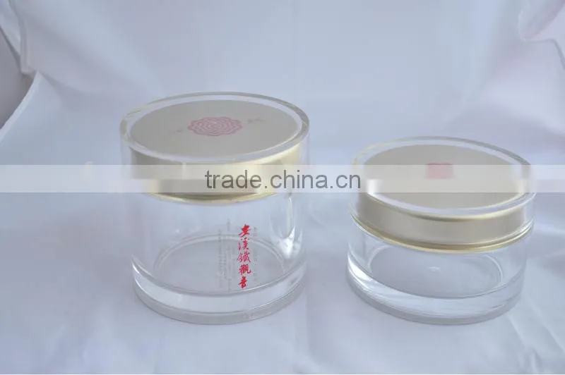 100ml/200ml Cylindrical Acrylic Single-Wall Container