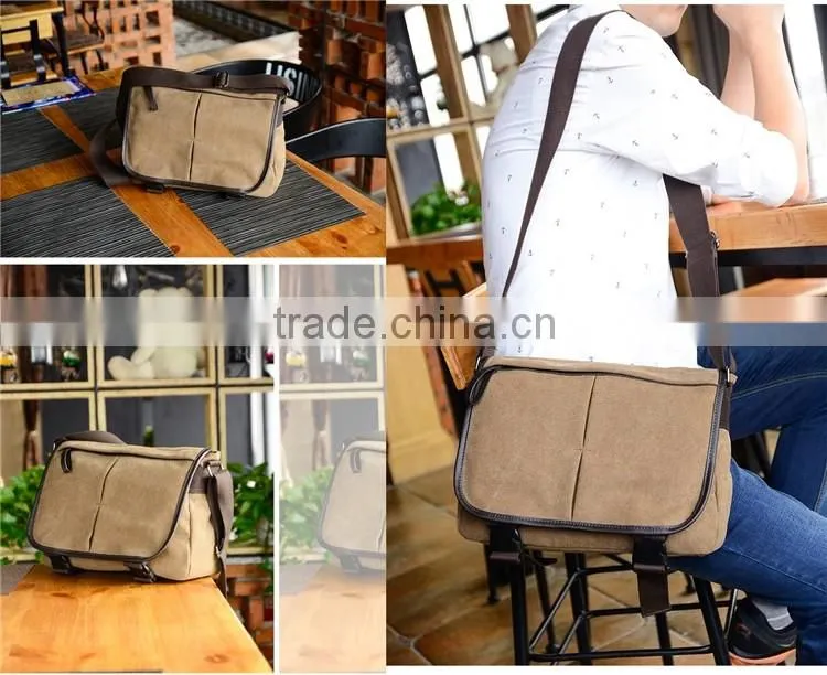 canvas notebook messenger bag mens shoulder bag