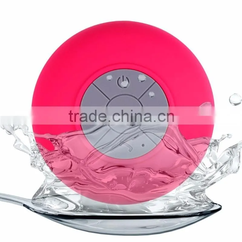 Portable Subwoofer Shower Waterproof Wireless Bluetooth Speaker Car Handsfree Receive Call Music Suction Mic For iPhone Samsung
