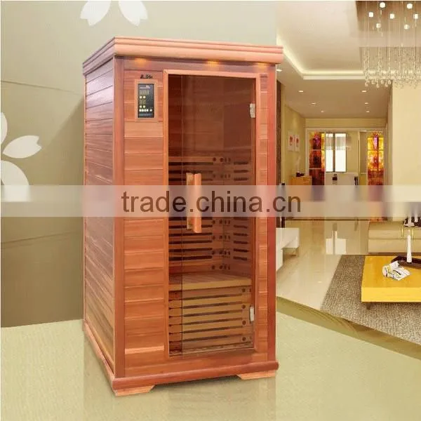 Sauna Rooms Type and Red Cedar Solid Wood Type small home sauna
