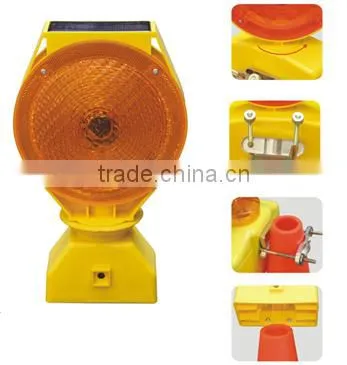 Hot sale!LED Traffic Signal Light/ Rotating Traffic Warning Light / Solar Powered Traffic Light